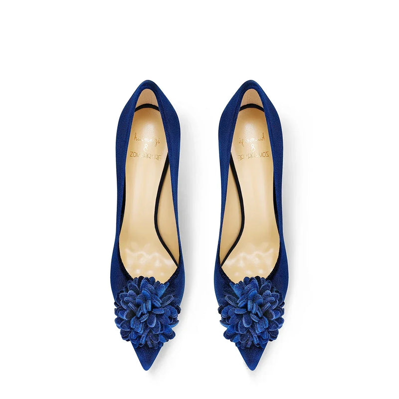 2026 Spring and Autumn New Women's Formal Shoes with Pointed Toe and Thin Heels for Banquet Dress