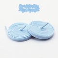 Classic Solid-Color Flat Laces Premium Cotton Casual Shoelaces Sneaker Shoelace Shoe accessories 1Pair
