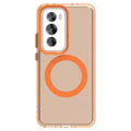Magnetic For Magsafe Wireless Charge Cases For OPPO Reno 12 Pro Reno12 Reno12Pro 5G Shockproof Candy Color Bumper Cover