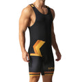 Men's one-piece shapewear, high elasticity tight fitting fitness, sports, casual wrestling, vest, swimsuit