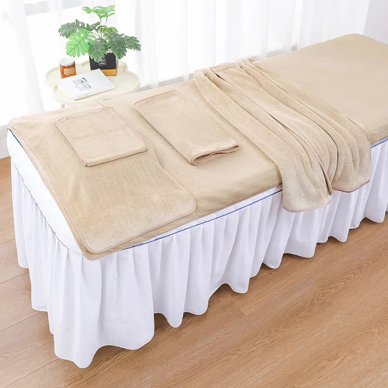 Thicken Customized Laser Embroidery Aesthetics Studio Cosmetics Makeup Face Body Towel Aesthetic Skin Clinic Beauty Salon Spa