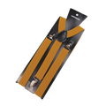 Unisex Elastic Leather Suspenders Braces Men Women Gift Black Blue Red Adjustable Straps for Wedding Suit Skirt Accessories