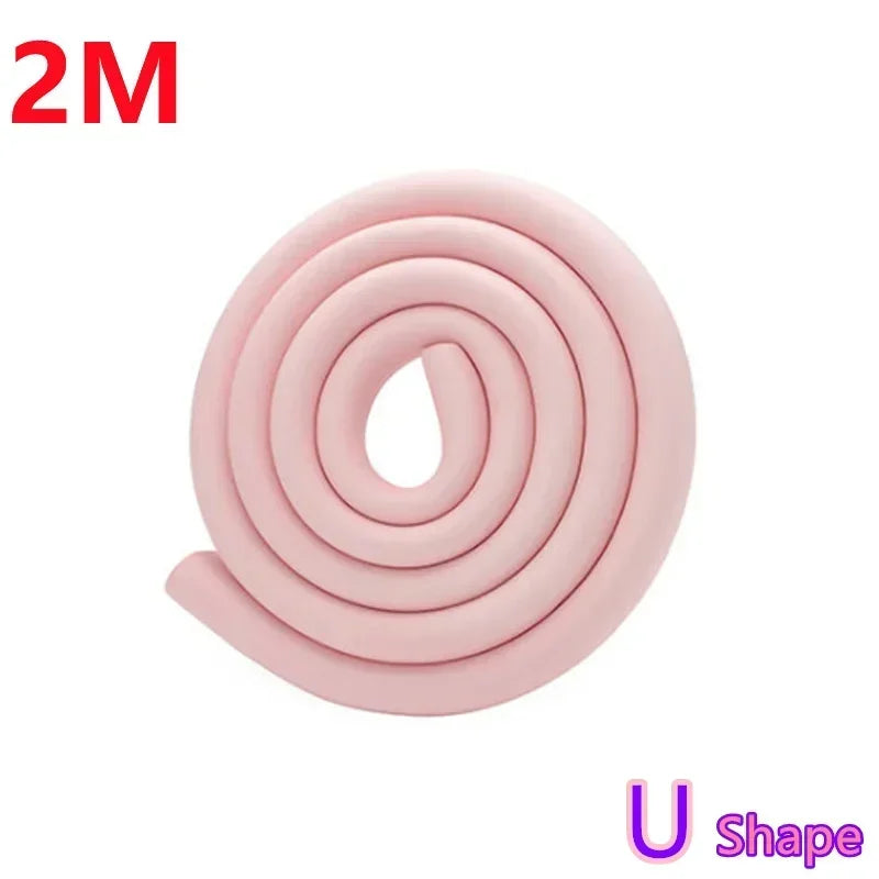 2M Baby Safety Soft Anti-Collision Foam Strip Home Table Corner Protector Tape Table Edge Protector for Baby Protection Products