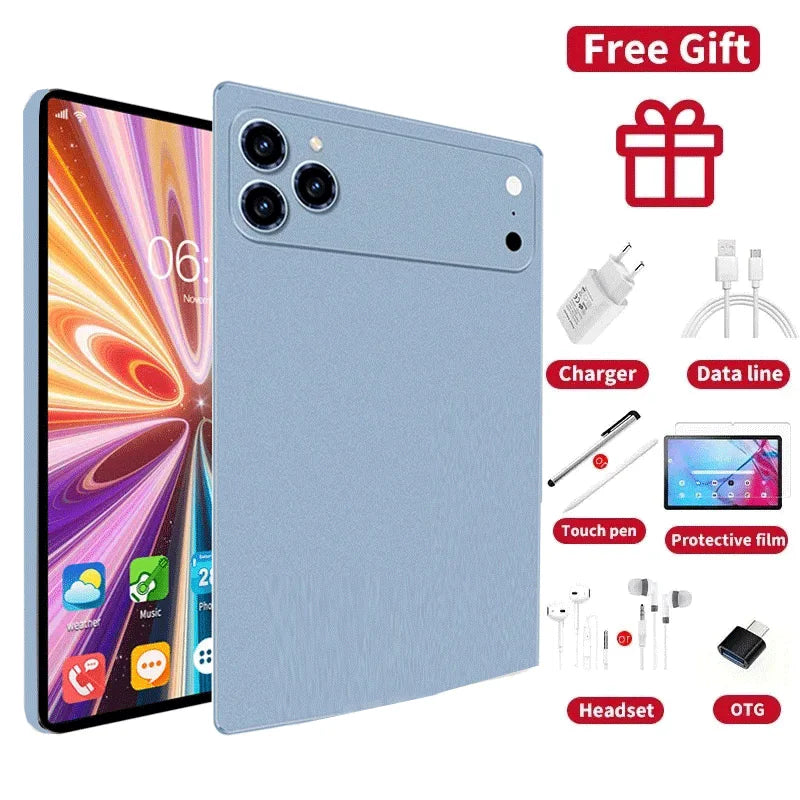 2026 NEW Pad 17 Pro Max Tablet PC 11inch 24GB+2TB Tablets Android 16 Snapdragon8gen3 Tablette PC 20000mAh 5G Dual SIM Mini PC