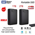 Western Digital WD Elements Portable External Hard Drive SSD 1TB 2TB 4TB USB 3.0 High Speed Hard Disk SSD For Laptop PC Mac