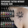 DM 1PC Colorful Temporary Juice Tattoo Paste Painless Body Paint Tattoo DIY Fake Tattoo 1 Week without Fading for Women Men