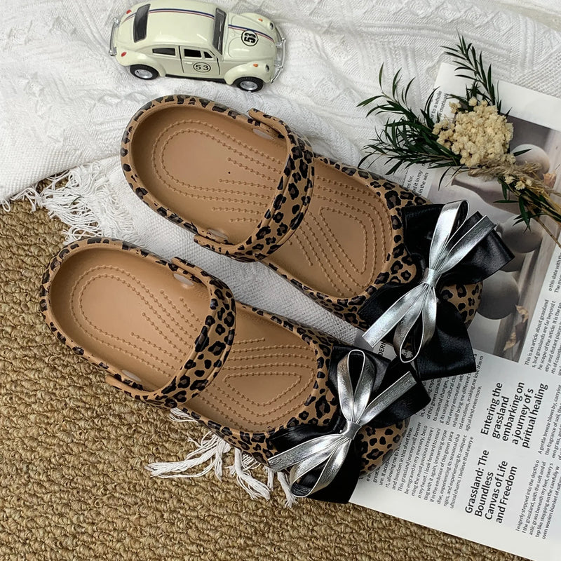 2026 ballet hole shoes platform slippers women's summer wear eva sandals non-slip Xiaohongshu Douyin women's explosion