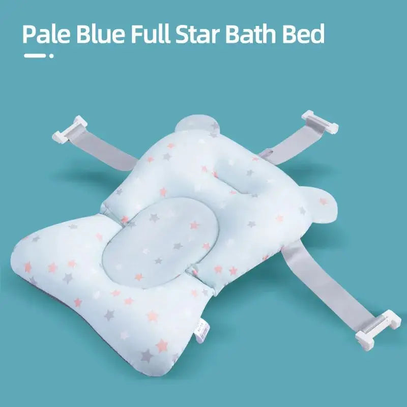 Baby Shower Bath Tub Pad Non-Slip Newborn Bathtub Mat Safety Nursing Foldable Support Comfort Body Cushion Mat Pillow Cartoon