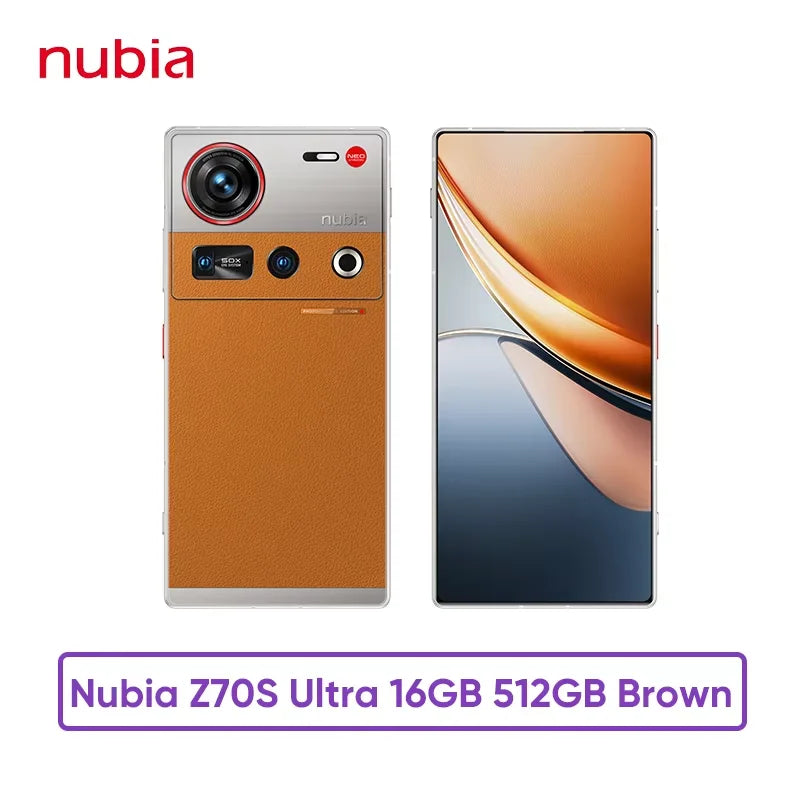 Nubia Z70S Ultra Global Edition Snapdragon 8 Elite 6.85-inch 1.5K 144Hz OLED 6600mAh 80W 64MP+50MP IP69