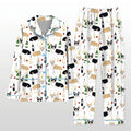 Extra Long Sleep Set Pajama, Casual Printed Fashion Pajama, Adult Comfortable Soft Pajama, Men's Winter Striped Sleepwear