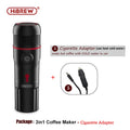 HiBREW Portable Coffee Machine for Car & Home,DC12V  Expresso Coffee Maker Fit Nexpresso Dolce  Pod Capsule  Coffee Powder H4