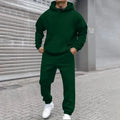 Colorful Urban Style Autumn And Winter Products Men's Hooded Sweatshirt And Pants Set Street Wear Collection - View 5 | SAMAG