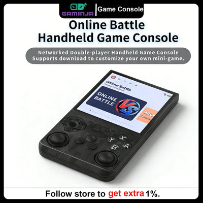 GAMINJA ANS13 Retro Handheld Video Game Console 4.0 Inch | SAMAG