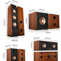 1600W High-power 5.1 Amplifier DTS Decoding HD Lossless 5.1 Home Theater Audio Set Home Surround Floor Passive Speaker Bass