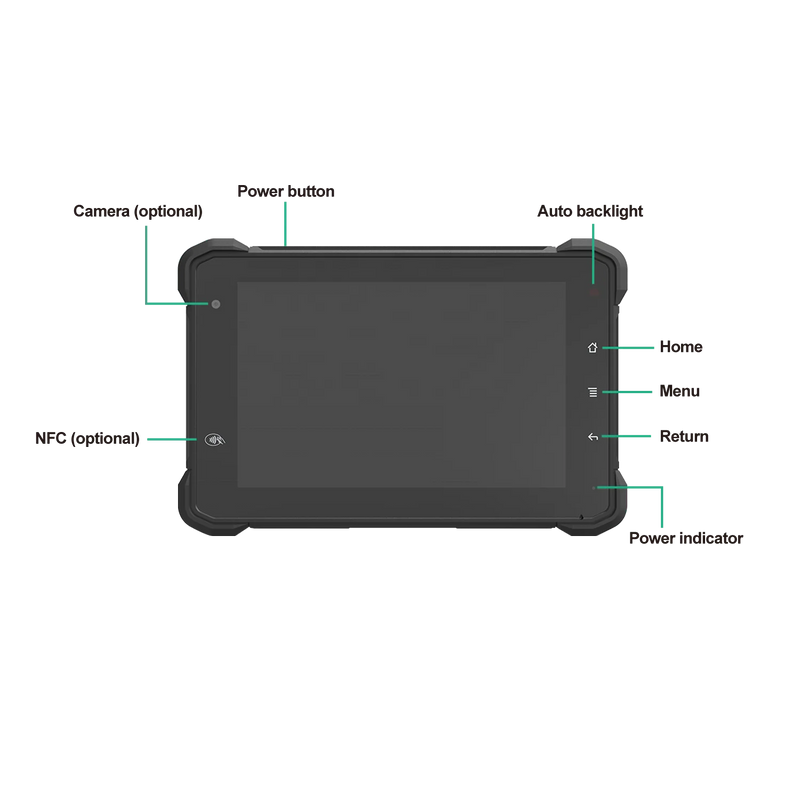 3Rtablet VT7 PRO 7'' Capacitive Screen WiFi/4G/GPS/GNSS IP67 Canbus Rugged Android Vehicle Tablet with for Digital Mining