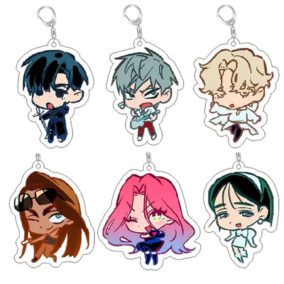 Anime Alien Stage Chibis Keychain Luka Ivan Till Mizi | SAMAG