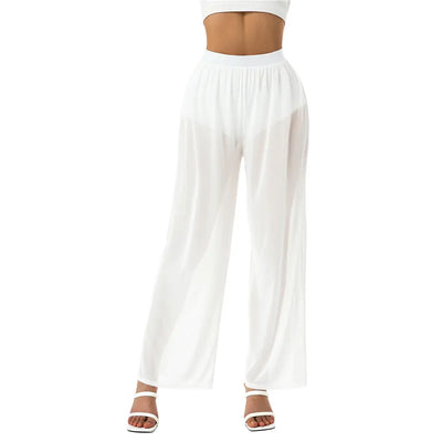 Women See Throug Mesh Cover up Pants Swimsuit Bikini | SAMAG