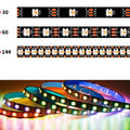 SK6812 RGBW Led Strip Light 4 in 1 Similar WS2812B 1m 5m 30 60 144 LEDs Individual Addressable RGBWW Led Lights IP30 65 67 5V12V