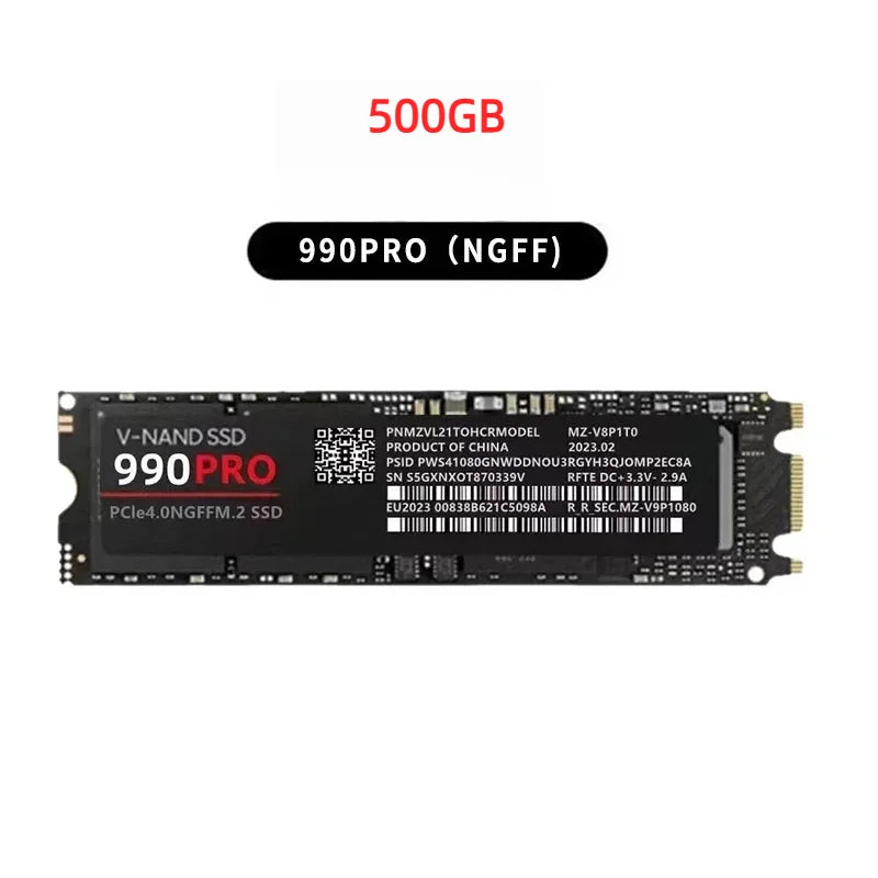 Original SSD 1080PRO 1TB Hard Disk Drive 2TB M2 NGFF NVME Interface Internal Solid State Hard Drive for Laptop Desktop Notebook