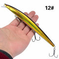 16 Colors 18cm 24g Minnow Fishing Lure Laser Crankbait | SAMAG
