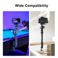 Photography C Clamp, Aluminum Table C-clamp with 1/4" and 3/8" Hole for Photo Studio Video DSLR, Camera Desktop Mount Table Desk