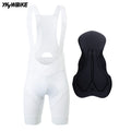 YKYWBIKE Men Cycling Bib Shorts 6 Hours Belgium Pad Bibs Breathable MTB Road Bike Tights Race Bicycle Summer Shorts MTB Pro