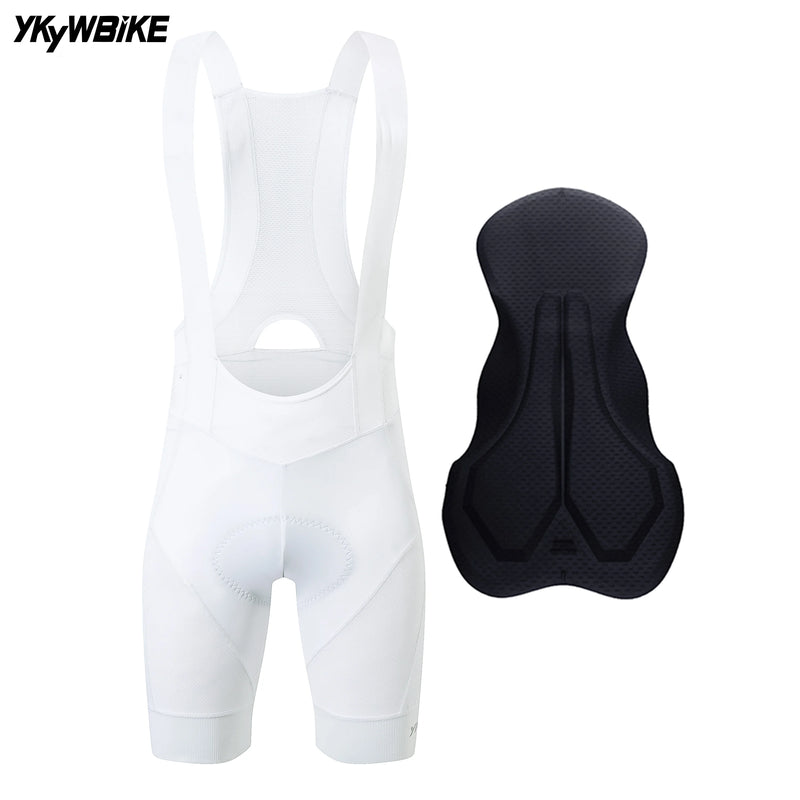 YKYWBIKE Men Cycling Bib Shorts 6 Hours Belgium Pad Bibs Breathable MTB Road Bike Tights Race Bicycle Summer Shorts MTB Pro
