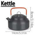 1PCS Camping Cookware Kit Outdoor Cooking Set Aluminum Pot Equipment Travel Tableware Kitchen for Hiking Picnic BBQ