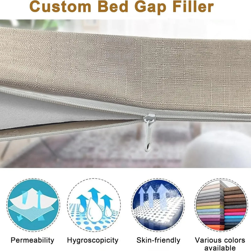 Bed Extender Headboard Pillow Mattress Bed Gap Filler Closed Gap between Mattress Headboard and Wall Bench Cushion Sofa Pad