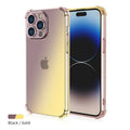 Gradient Airbag TPU Case For iPhone 16e 15 Pro Max 14 13 12 Mini 11 XR XS SE 8 7 Plus Cover Shockproof Fundas Coque Shell Capa