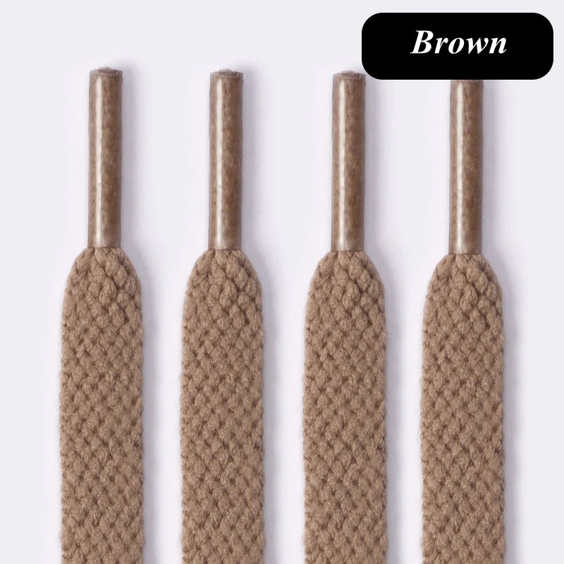 Classic Casual Thicken Shoelaces Athletic String 8MM Flat Shoe Laces Sport Leisure Women Sneaker Shoelaces AJ/AF1 Accessories