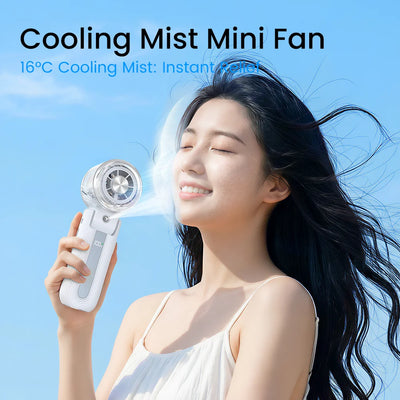Portable Handheld Misting Fan Ice Cooling Semiconductor | SAMAG