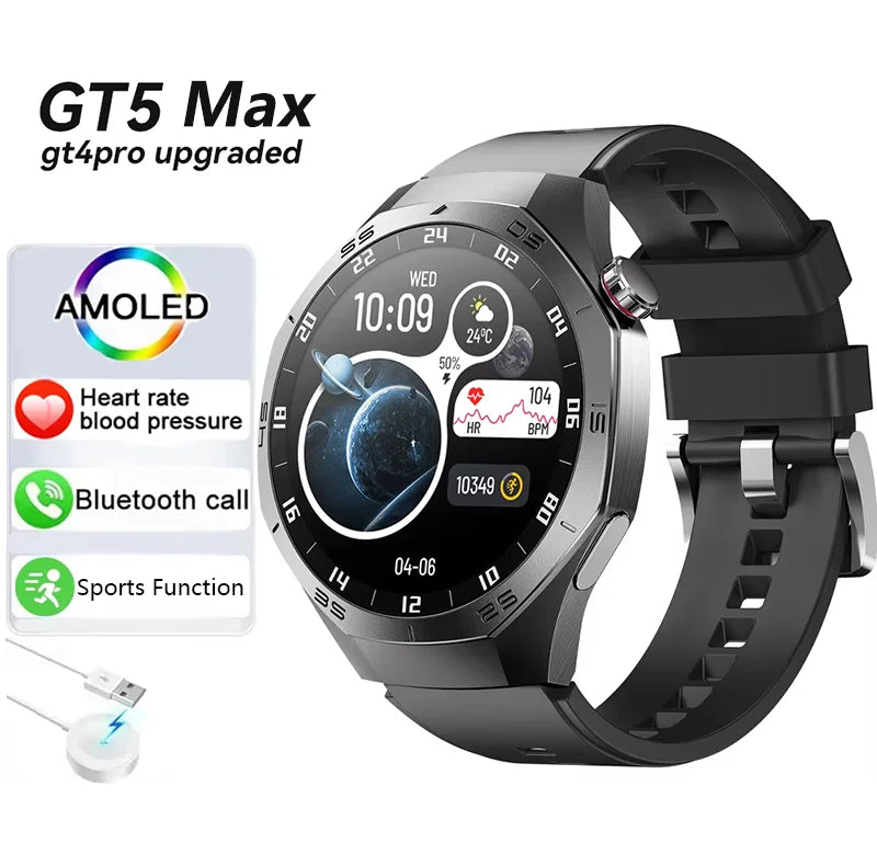 LAXASFIT Smart Watch 2026 New Bluetooth Call Fitness Tracking Music Playback Health Monitoring Smartwatch For Men Women