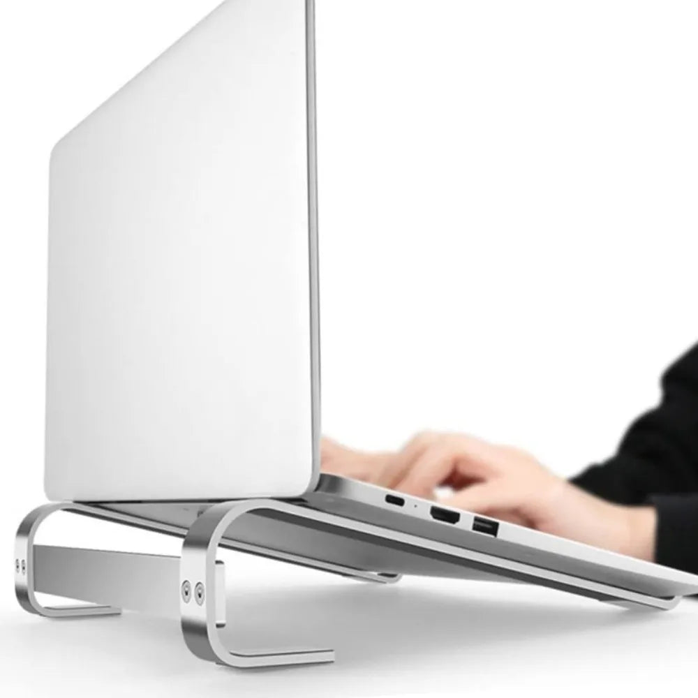 Universal Aluminum Alloy Laptop Stand Ergonomic Anti-Slip Silicone Computer Stand Foldable Portable Laptop Holder Computer Desk