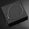Stainless Steel Multilayers Chain Bracelet Women Simple Fashion Layered Girl Wrist Bracelet  Jewelry Accessories Length 18cm+5cm