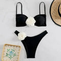 Sexy Rose Flower Bikini Beachwear Swimwear Thong Women | SAMAG