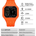 SANDA 6367 New Fashion Electronic Watch Men's 50m Waterproof Night Light Multi Functional Student Trend - Visuel 5 | SAMAG