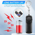 130dB Panic Alarm Keychain Portable Self Defense Emergency Scream Alert Anti-Wolf Safety Alarm For Women Teen Girls Children