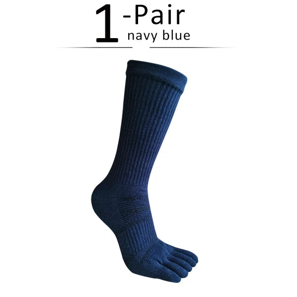 Pairs Man 5 Finger Socks Long Compression Sweat-Absorbing | SAMAG