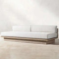 Japanese Style Waterproof and Sunscreen Garden Sofa, Minimalist Designer, Modern Garden Sofa, Artistic Outdoor Furniture, Divano