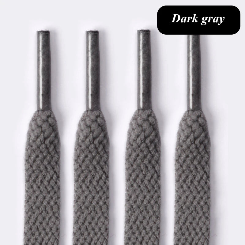 Classic Casual Thicken Shoelaces Athletic String 8MM Flat Shoe Laces Sport Leisure Women Sneaker Shoelaces AJ/AF1 Accessories