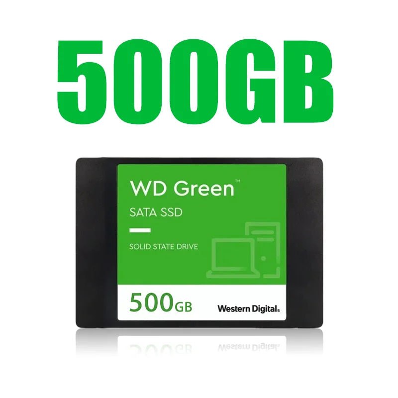 Western Digital WD SATA 3.0 Internal Hard Drive 2.5 Inch SSD 1TB 2TB 500GB Internal Solid State Drive For Gaming Laptop Desktop