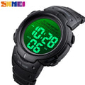 SKMEI Sports Fitness Watches Mens Digital 100M Waterproof Wrist Watch Men 2 Time 10 Year Battery Alarm Clock Reloj Hombre 1560