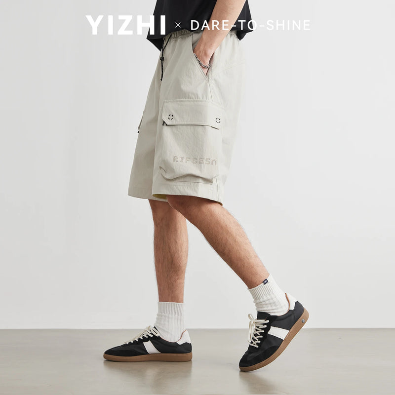 Men's Big Pocket Drawstring Cargo Shorts Summer Trendy | SAMAG