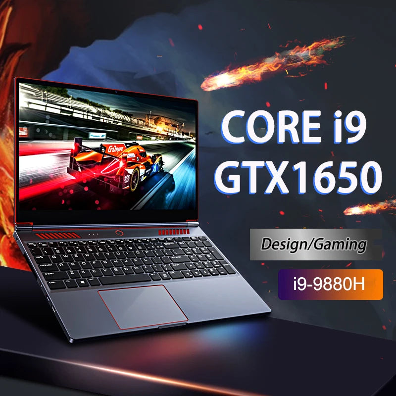 16.1 Inch S6 Gaming Laptop Intel Core i9-13900H RTX4050 6G i7-8750H GTX1650 4G Windows11 RAM Max 64GB DDR4 2TB SSD Fingerprint
