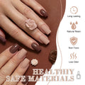 Gel Nail Polish Set for Beginner 6 PCS 8ML Glitter Art Gel Varnish with Base Coat Top Coat and UV Lamp for Manicure Salon Tools