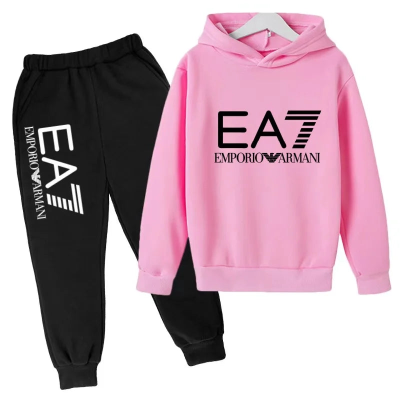 Kids Autumn Winter Hoodie Boy Girl 3-12Yrs Letter Print | SAMAG