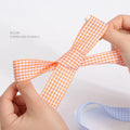 1 Pair Flat Shoelaces Replacement Decorative Check Gingham Shoe Laces for Sneakers Skate Shoe Width 2.5CM Women Men