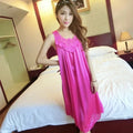Sexy Night Dress Ice Silk Satin Sleepwear Female | SAMAG
