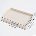 Velvet Jewelry Storage Box Earrings Necklace Ring Bracelet Display Stand Gold Tray - Visuel 26 | SAMAG